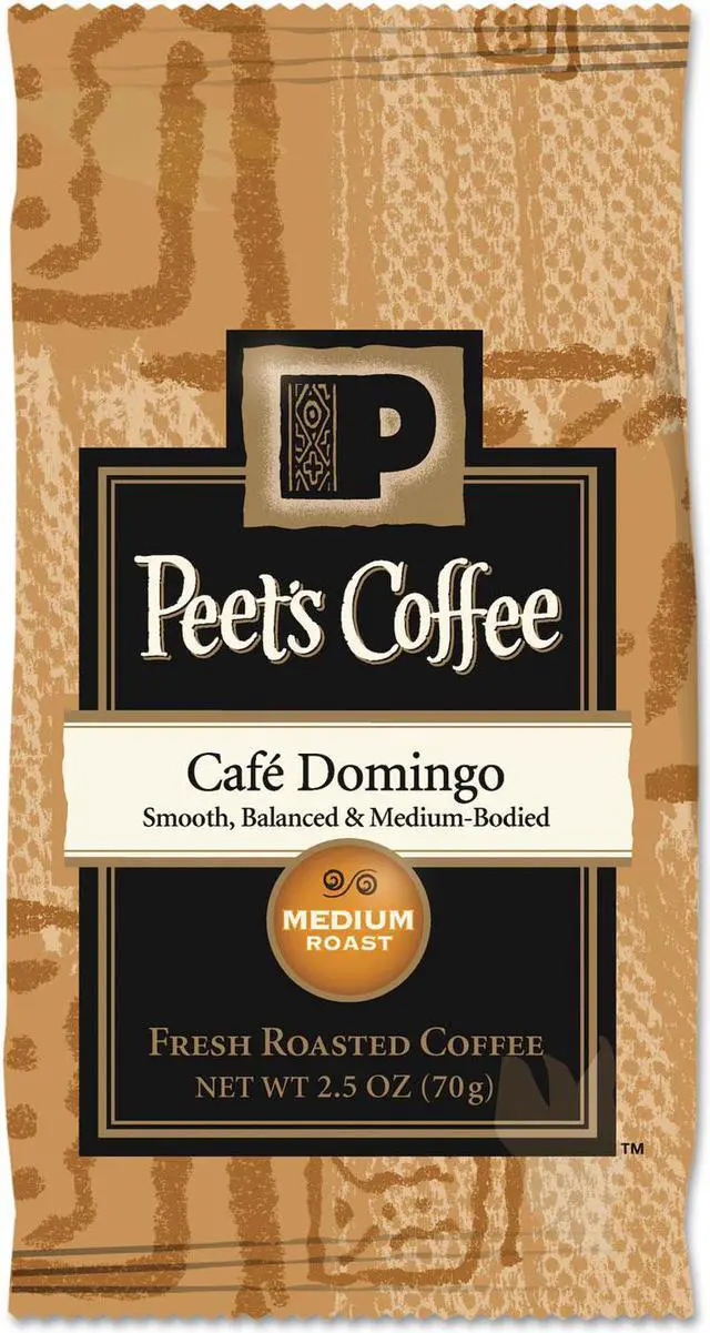 Main image of Peet's Coffee & Tea Coffee Portion Packs Café Domingo Blend 2.5 oz Frack Pack 18/Box 504918