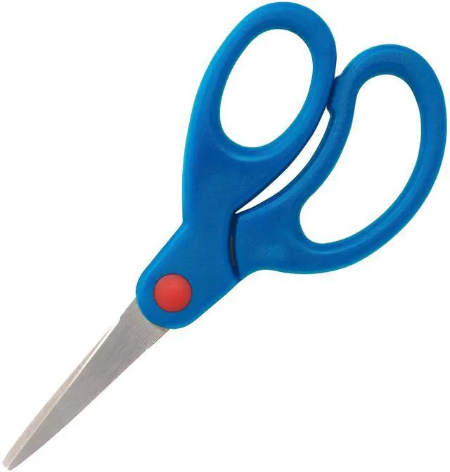 Main image of Sparco Pointed Scissors 5" Bent Blue 39049