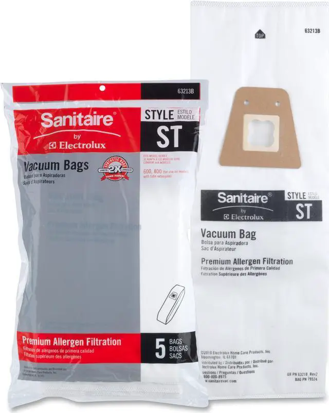 Alt view image 4 of 4 - Replacement Vacuum Bags Sanitaire 19.3"x11.5"x2" WE