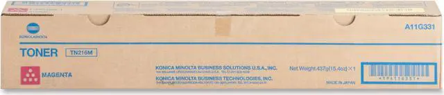 Main image of Konica Minolta Toner Cartridge f/220/280 26 000 Page Yield Magenta TN216M