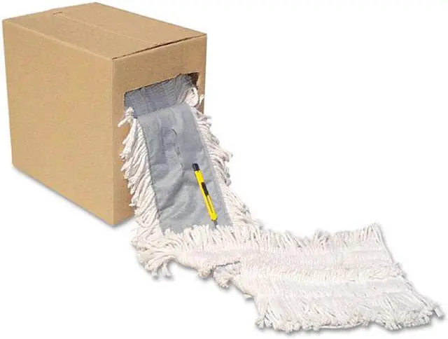 Main image of Boardwalk - UNS FF40 - Flash Forty Disposable Dustmop, Cotton, 5, Natural