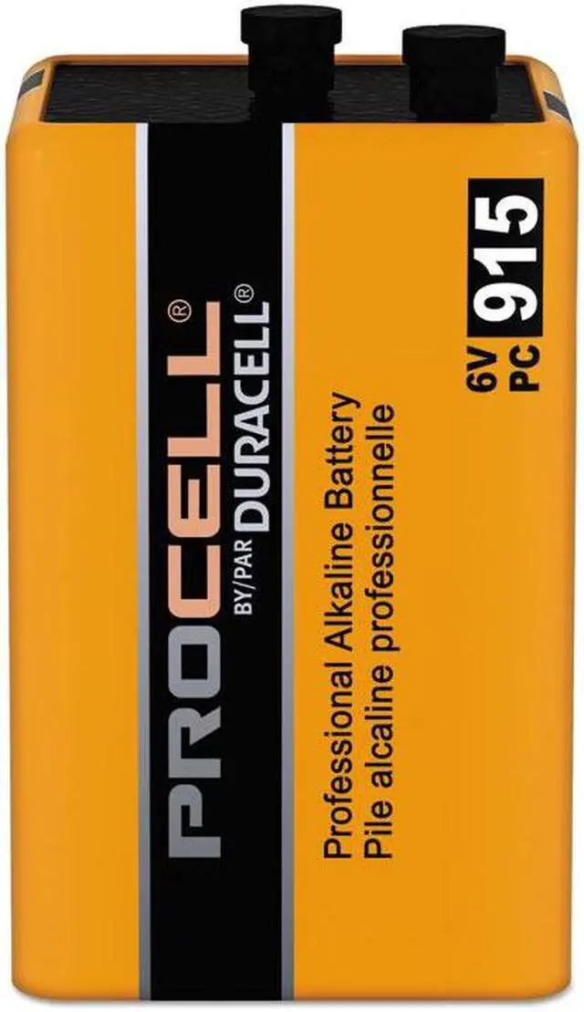 Alt view image 10 of 13 - DURACELL PROCELL 6V Screw Terminal Alkaline Lantern Battery
