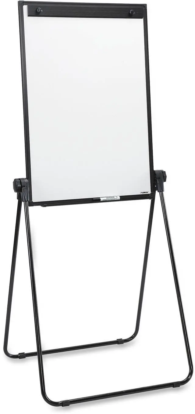 Main image of Lorell 2-Sided Dry Erase Easel 24"x36"x67" Black 55629