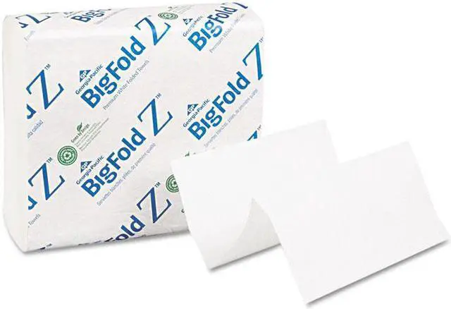 Main image of Georgia Pacific 20885 BigFold Z C-Fold Replacement Paper Towels- 8 x 11- White- 260/Pack- 10/Carton