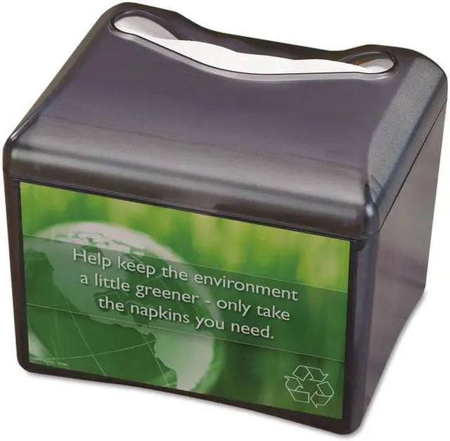 Alt view image 3 of 20 - ZORO SELECT H4005TBKGR Plastic,Color Black,200,Napkin Dispenser