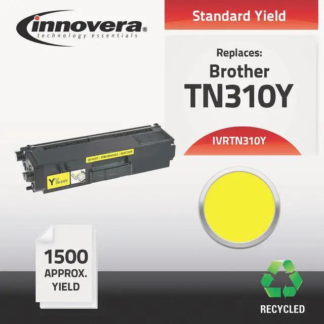 Alt view image 2 of 10 - Innovera IVRTN310Y Innovera TN310Y Compatible Reman (TN-310) Toner, 1500 Page-Yi