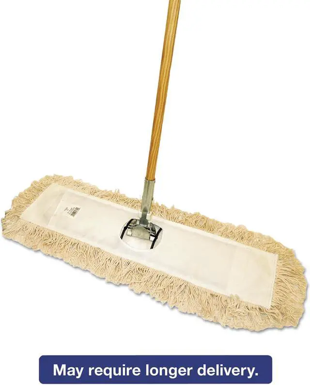 Main image of Boardwalk Cut-End Dust Mop Kit 36 x 5 60" Wood Handle Natural M365C