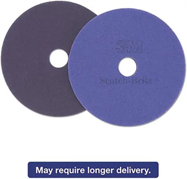 Alt view image 2 of 2 - SCOTCH-BRITE 08741 Diamond Floor Pad Plus,13 In,Purple,PK5