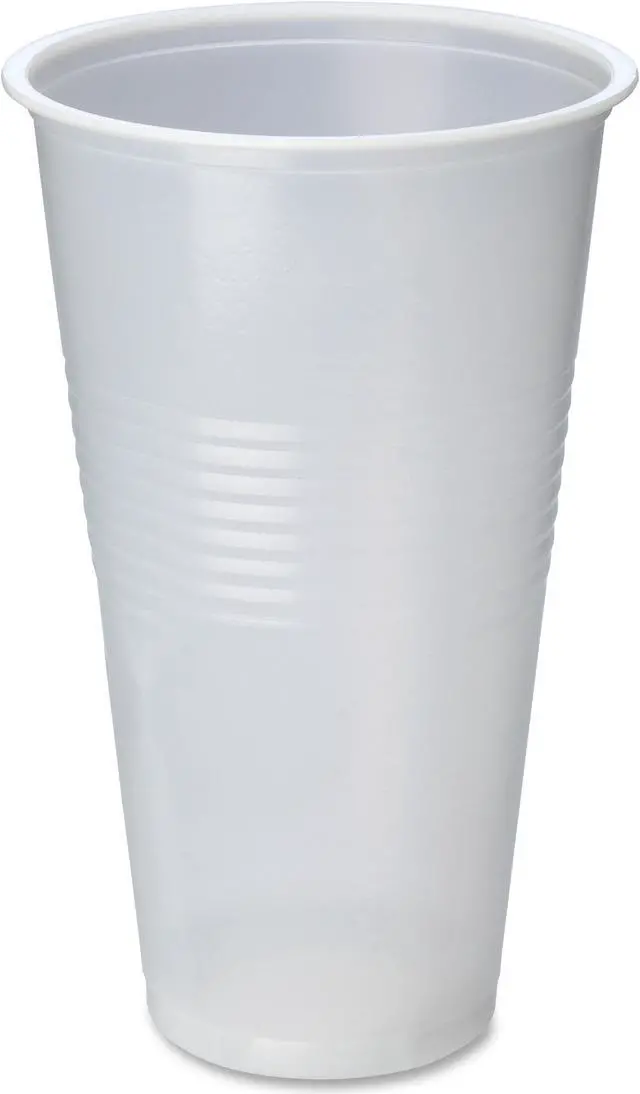 Main image of Genuine Joe Translucent Cups 20oz. 50BG/CT Clear 10502