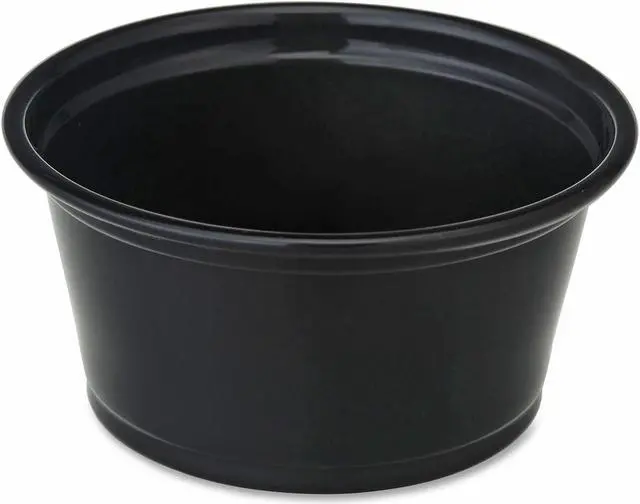 Main image of Portion Cups 2oz. 50BG/CT Black