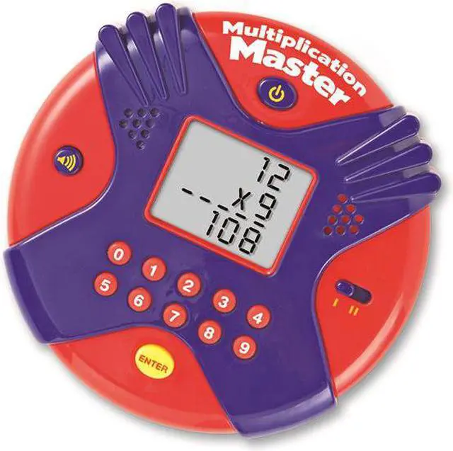 Alt view image 6 of 20 - Learning Resources Multiplication Master Electronic Flash Card Game