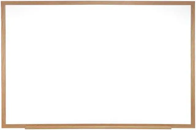 Alt view image 4 of 10 - 18.0" x 24.0" Wood Frame Non-Magnetic Whiteboard