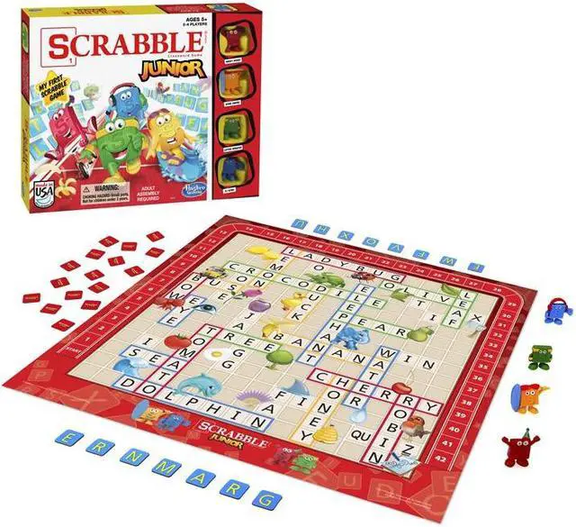 Alt view image 11 of 20 - Scrabble Junior Game, More Games by Hasbro
