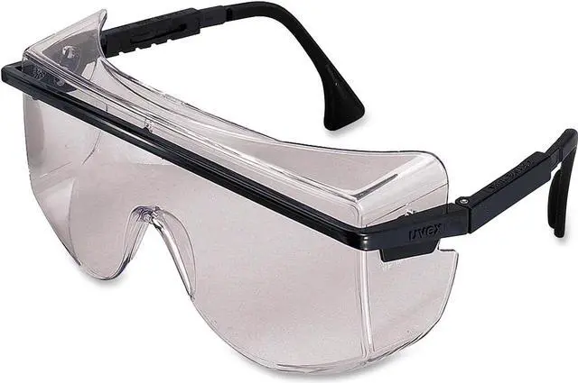 Alt view image 4 of 7 - Uvex by Sperian 763-S2509 Uvex Astro Otg 3001 Safety Spectacle Black Frame