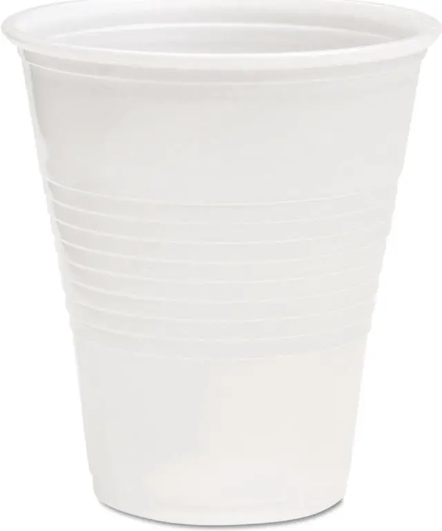 Alt view image 2 of 2 - Boardwalk Translucent Plastic Cold Cups 14oz 50/Bag 20 Bags/Carton TRANSCUP14CT