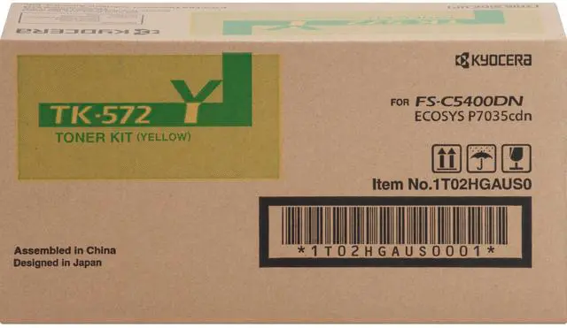 Alt view image 5 of 8 - Kyocera Mita TK572Y Toner Cartridge - Yellow
