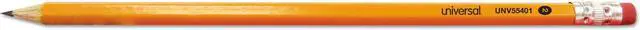 Main image of Universal #2 Pre-Sharpened Woodcase Pencil HB #2 Yellow Barrel 24/Pack 55401