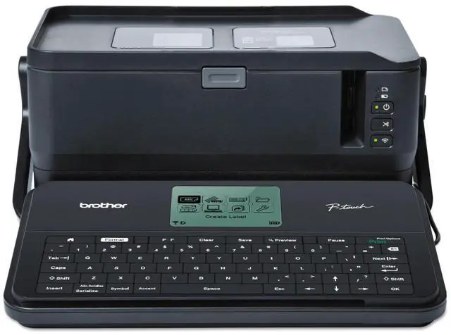 Alt view image 15 of 20 - Brother P-touch PTD800W Thermal Transfer Printer - Desktop - Label Print