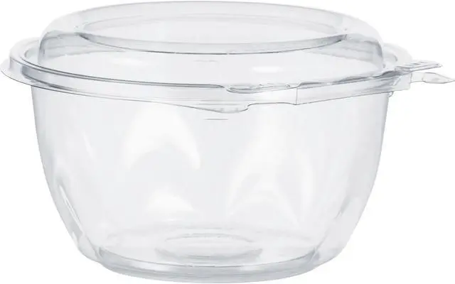 Main image of Dart Bowls Attached Lid 16 oz. 5-1/5"Dia x 3-1/10" 240/CT CL CTR16BD