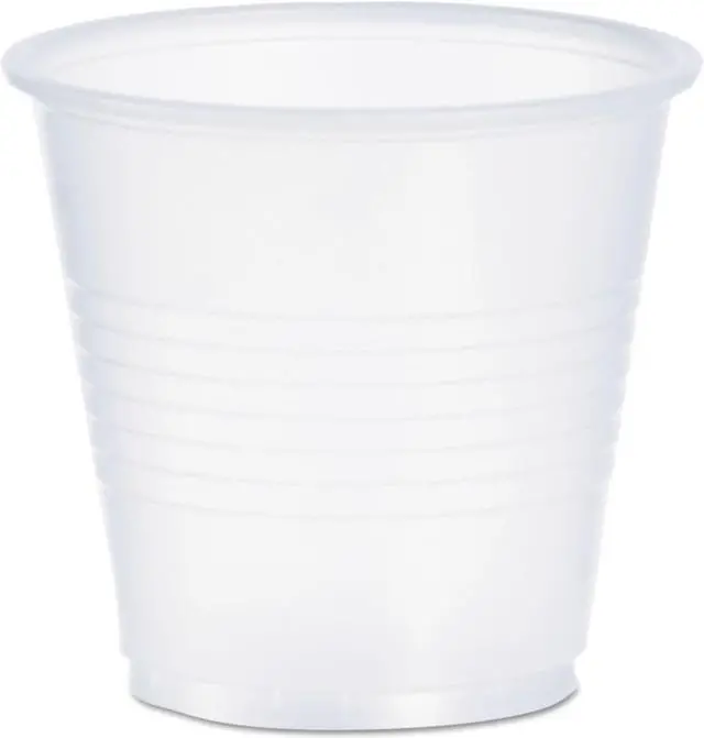 Alt view image 4 of 4 - Dart Y35 Conex Galaxy Polystyrene Plastic Cold Cups, 3.5Oz, 100 Sleeve, 25 Sleeves/Carton
