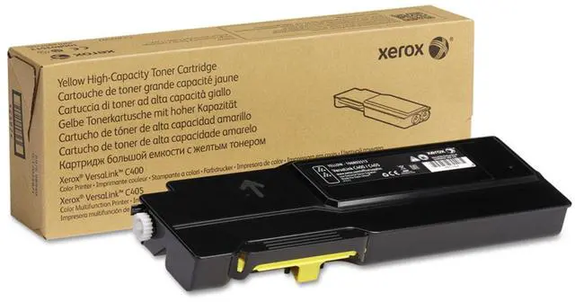Alt view image 6 of 8 - Xerox 106R03513 High Yield Toner Cartridge - Yellow