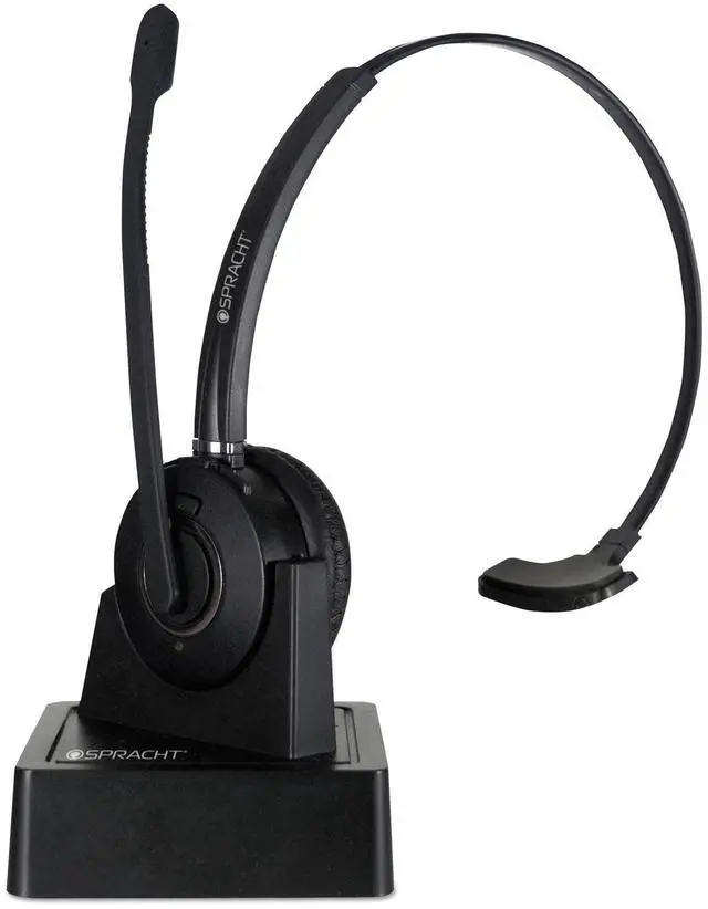 Alt view image 2 of 20 - Spracht - HS-3010 - Spracht ZUM Maestro USB Headset - Mono - Wireless - DECT 6.0 - 350 ft - 32 Ohm - 300 Hz - 3.40 kHz -