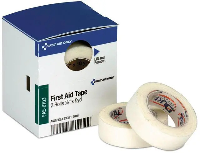 Alt view image 2 of 7 - First Aid Only Refill f/SmartCompliance Gen Business Cabinet First Aid Tape 1/2x5yd 2RL/BX FAE6103