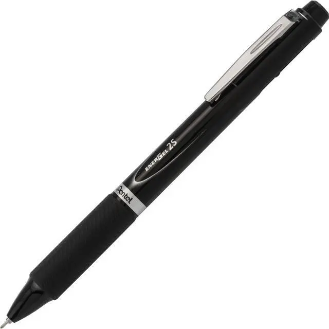 Main image of Pentel Retractable Liquid Gel Pen Dual Ink 0.5mm Tip Black/Red BLW335A