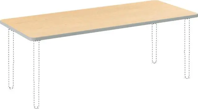 Main image of HON Rectangular Table Top 24"x60" Maple TR2460ENDK