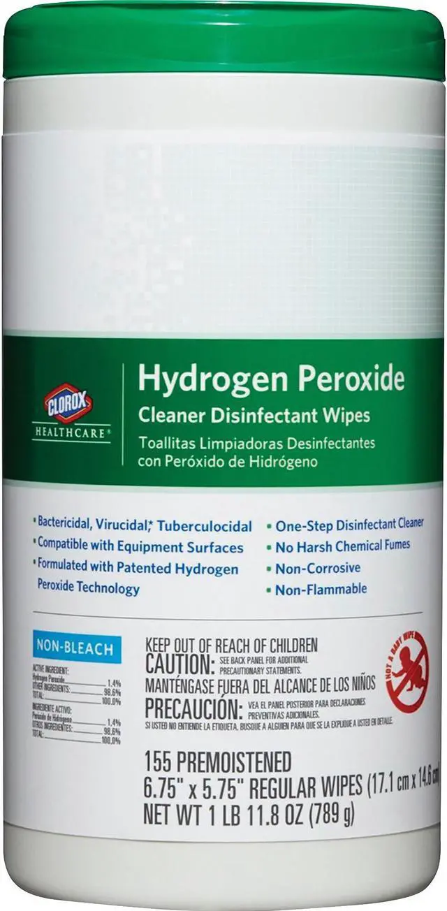 Main image of Clorox Disinfecting Wipes w/Hydrogen Peroxide 155-Wipes WE