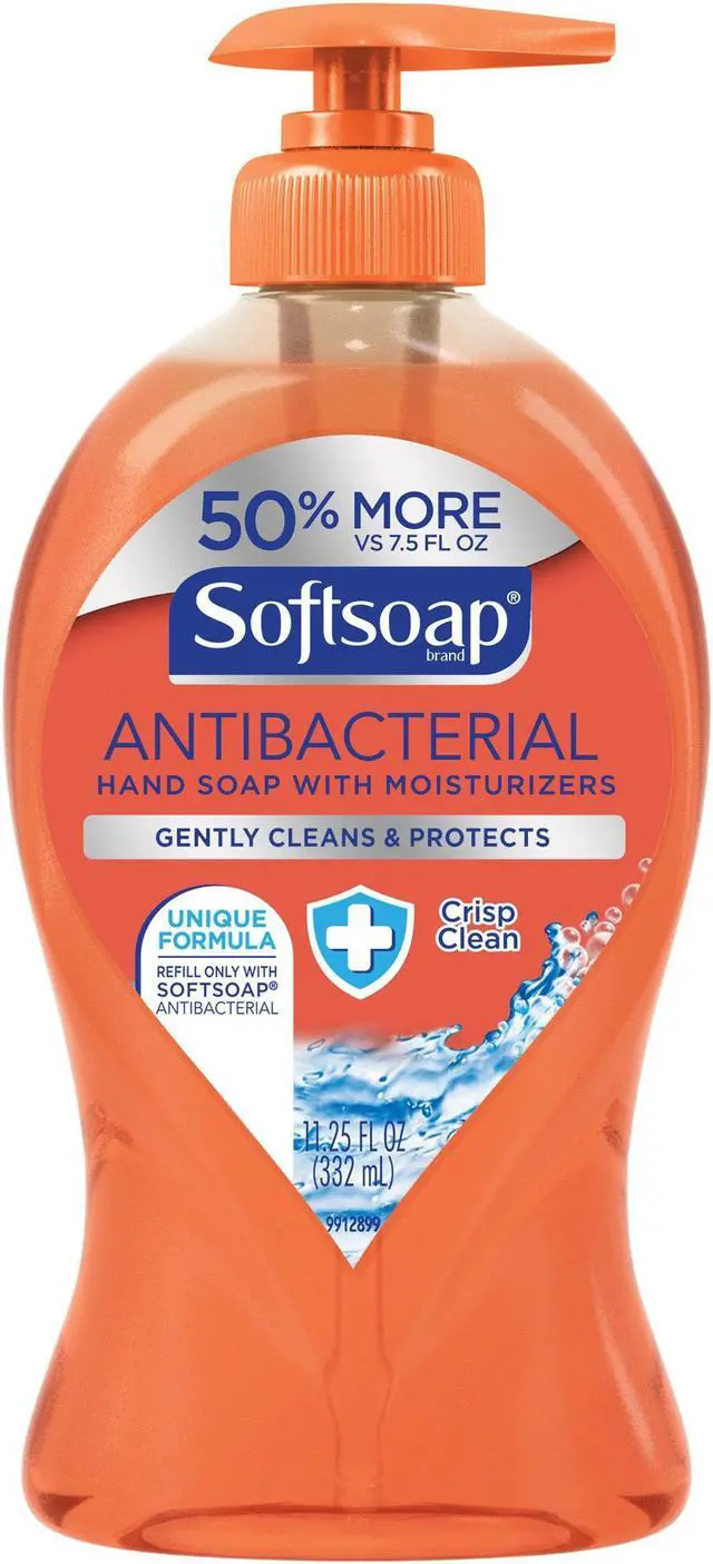 Alt view image 2 of 18 - Antibacterial Hand Soap, Crisp Clean, 11 1/4 oz Pump Bottle 44571EA