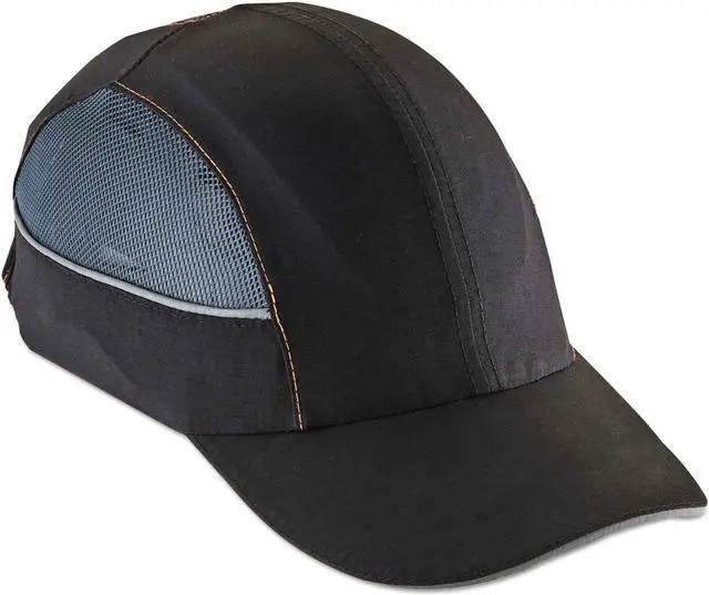 Alt view image 2 of 12 - 8960  Blk-Long Brim LED Bump Cap