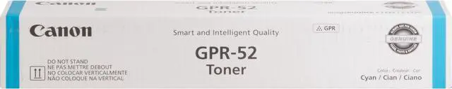 Main image of Canon GPR-52 Original Toner Cartridge - Cyan - Laser - 11500 Pages - 1 Each