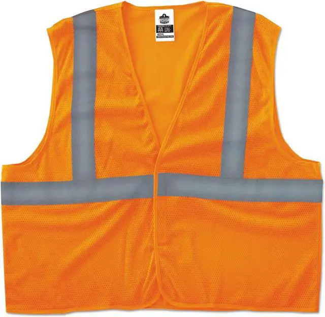 Alt view image 4 of 12 - 8205HL 4XL/5XL Orange Class 2 Super Econo Vest