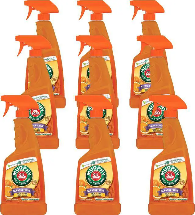 Alt view image 2 of 6 - Colgate-Palmolive Murphy Oil Soap Wood Cleaner 22oz. 9/CT Orange 01031CT