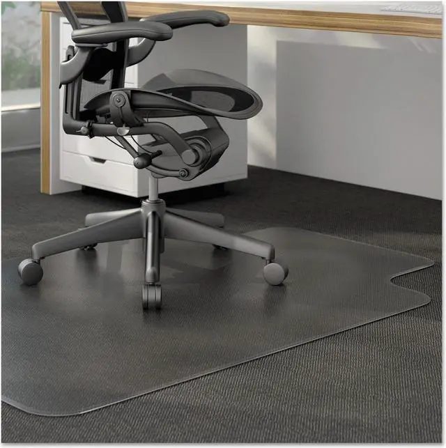 Main image of Alera ALEMAT4553CLPR Studded Chair Mat for Low Pile Carpet, 45 x 53, Clear