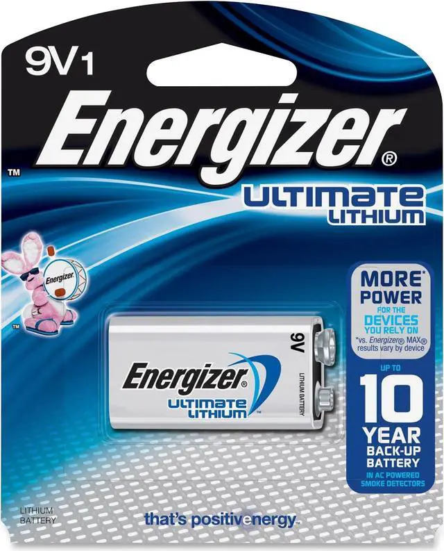 Alt view image 5 of 19 - ENERGIZER-BATTERIES L522BP 1PK ULTIMATE LITHIUM 9V