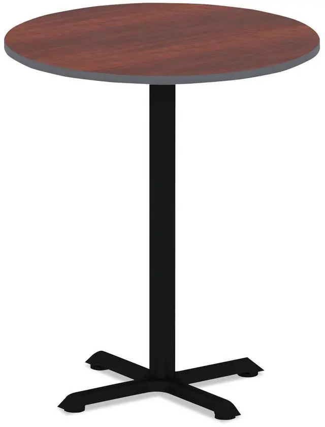 Alt view image 7 of 12 - Reversible Laminate Table Top, Round, 35 1/2 dia., Medium Cherry/Mahogany