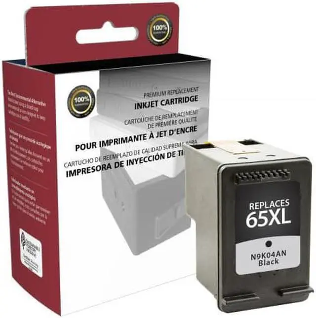 Main image of Clover ufactured High Yield Black Ink Cartridge for HP N9K04AN HP 65XL