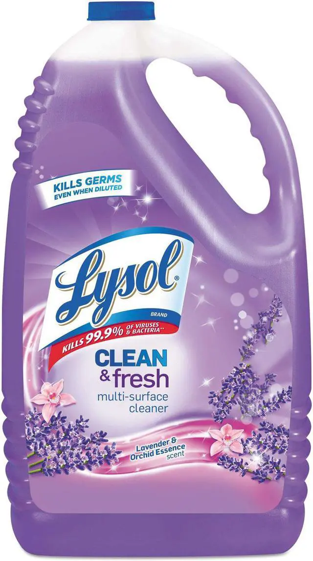 Main image of Lysol 88786 Clean & Fresh Multi-Surface Cleaner, Lavender & Orchid, 144 Oz Bottle, 4/Carton