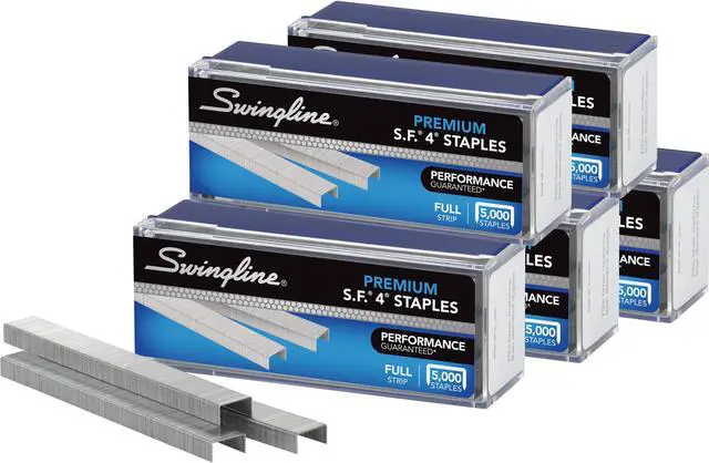 Main image of Swingline Premium Staples 1/4"L 210/Strip 25000/PK Silver 35481