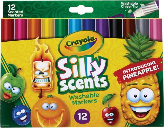 Alt view image 2 of 6 - Crayola Silly Scents 12 Ct Washable Scented Markers