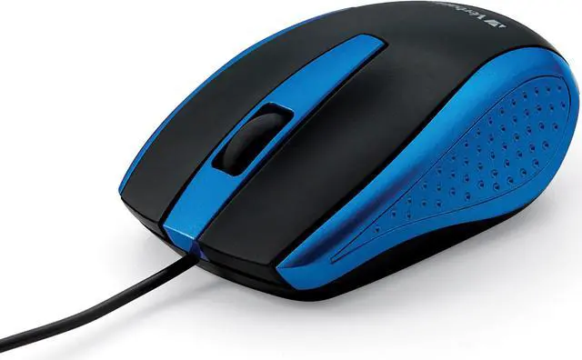 Alt view image 9 of 20 - Verbatim Mouse Optical Corded f/PCs & Macs Blue/Black 99743