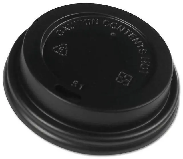 Main image of Boardwalk BWKHOTBL8 Hot Cup Dome Lids, Fits 8 oz Hot Cups