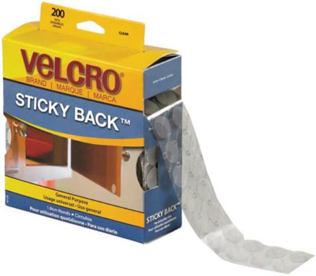 VELCRO® Brand Velcro Tape Combo Packs Dots 3/4 Clear 200/Case