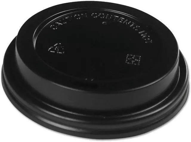 Main image of Boardwalk BWKHOTBL1020 Hot Cup Dome Lids, Fits 10 - 20 Ounces Hot Cups