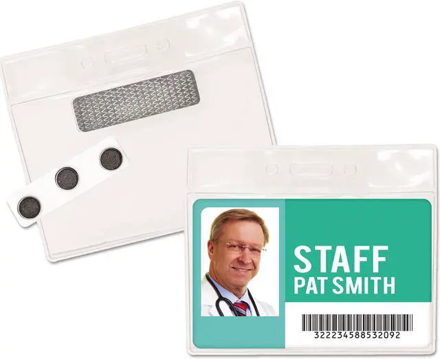 Alt view image 2 of 9 - Advantus Badge,Magnetc,Kit,3x4",20 97071
