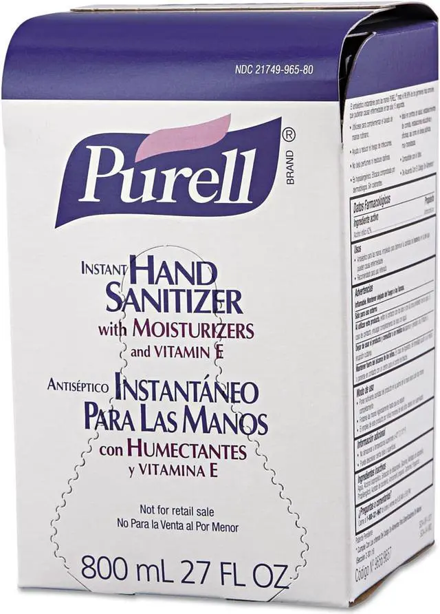Alt view image 2 of 10 - Go-Jo Industries 965712 Instant Hand Sanitizer 800 ml. Refill