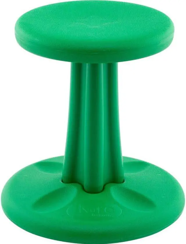 Main image of Kore Wobble Chair - Age 6-7, Grade 1-2, Green (14in) Kids Wobble Chair - Flexible Seating Stool for Classroom & Elementary School, ADD/ADHD - Made in USA