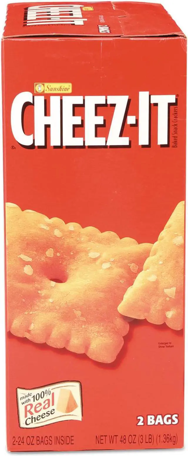 Alt view image 7 of 8 - Kellogg's Cheez-it Crackers Original 48 oz Box 2410010200